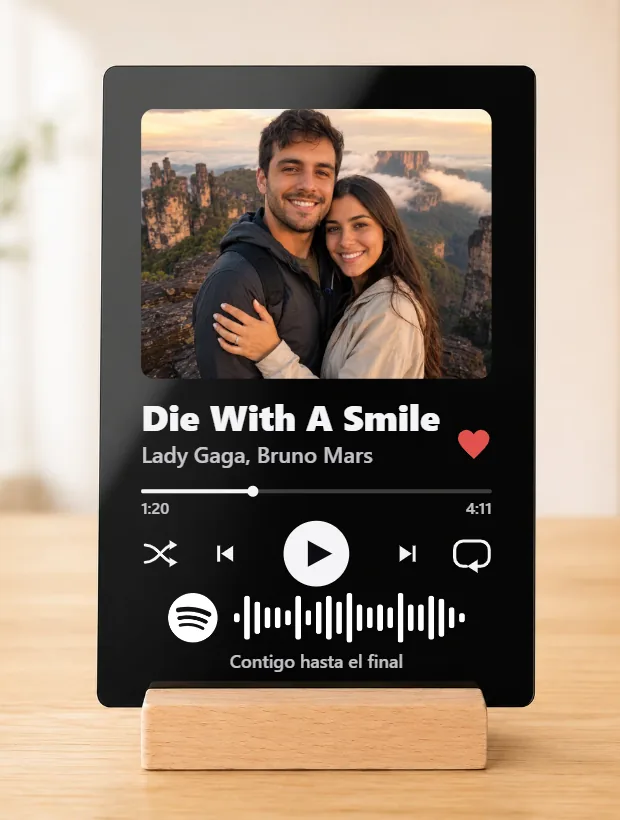 Placa Die With A Smile